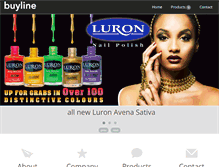 Tablet Screenshot of buylineindustries.com